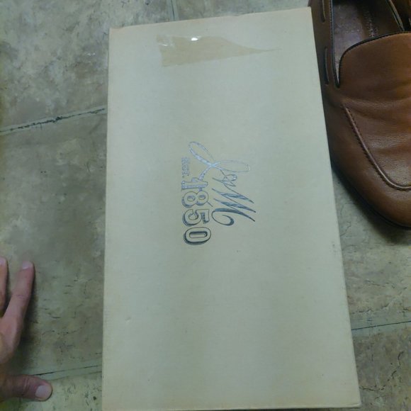 Johnston Murphy 10M Carraway tan calfskin moc venetian loafer blake stitch - Picture 11 of 11